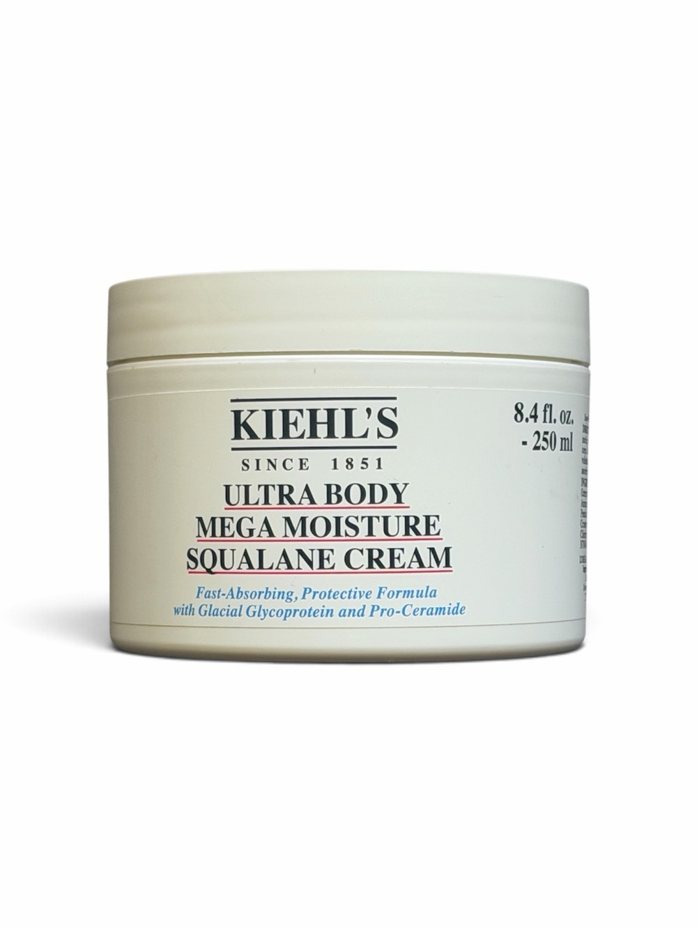 Kiehl's Ultra Body Mega Moisture Squalane Cream — 8.4 New & Sealed